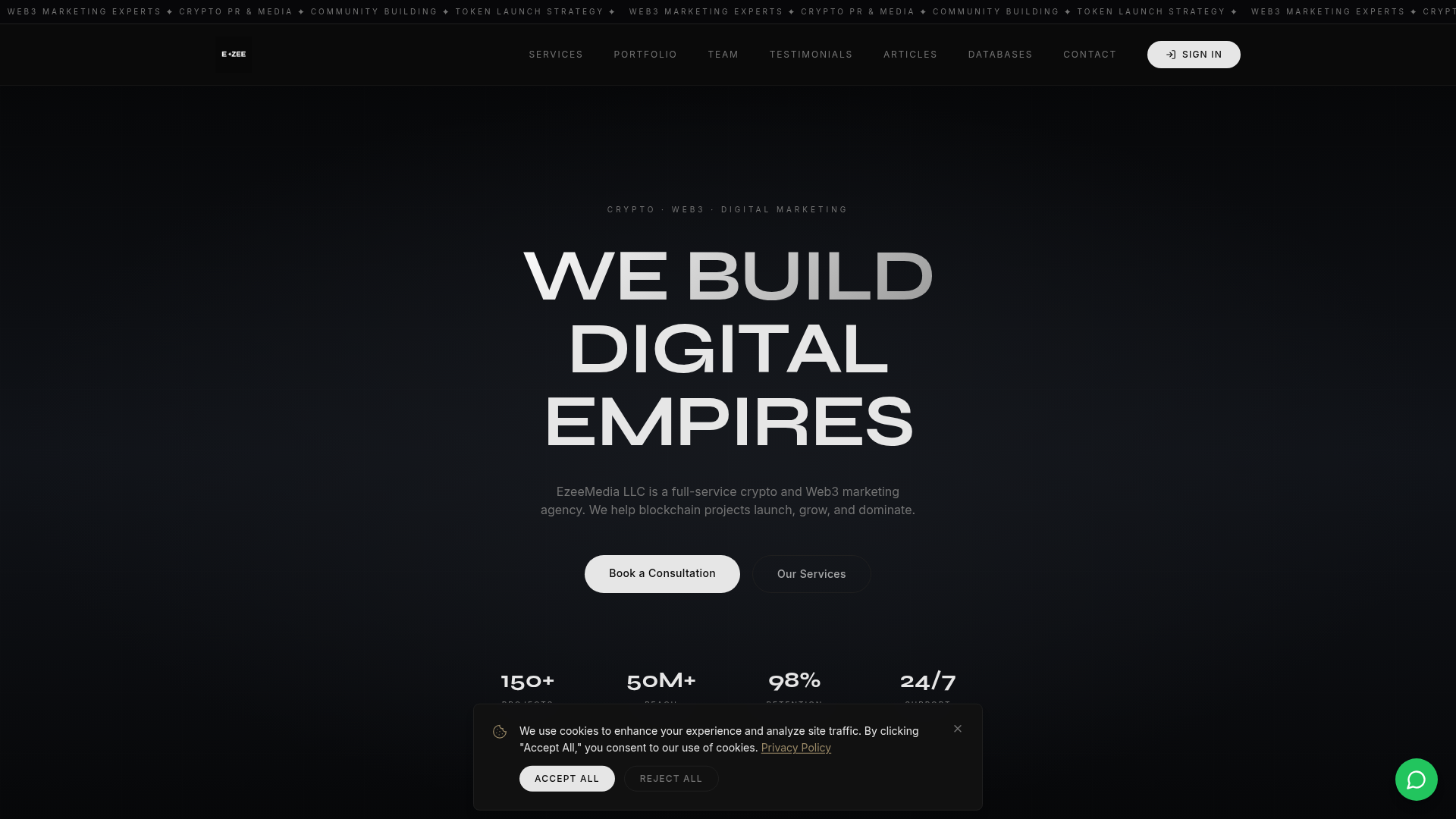 EzeeMedia — Agency · Live